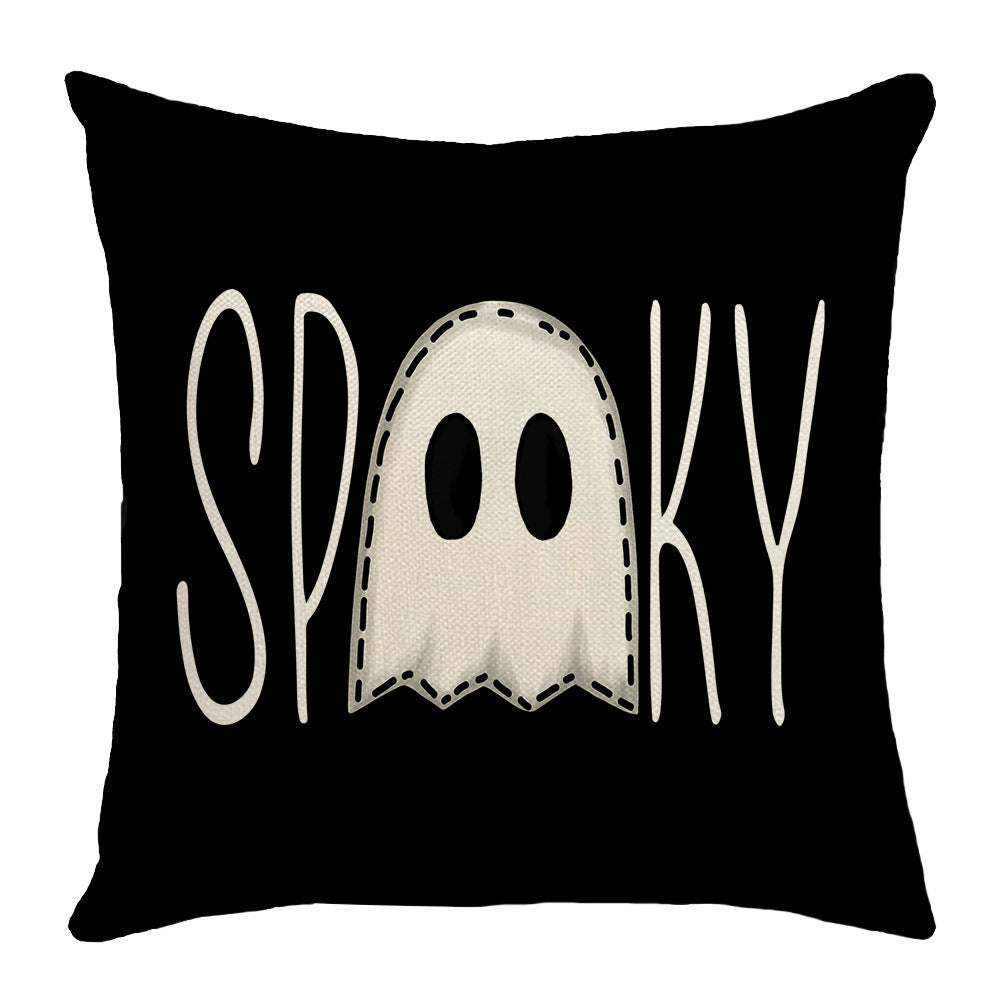 Funda de cojín de lino HALLOWEEN