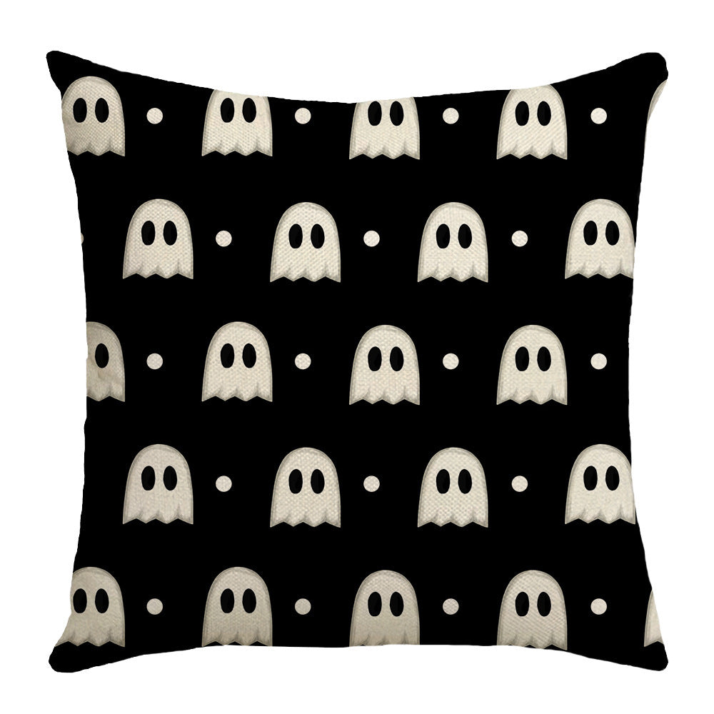 Funda de cojín de lino HALLOWEEN