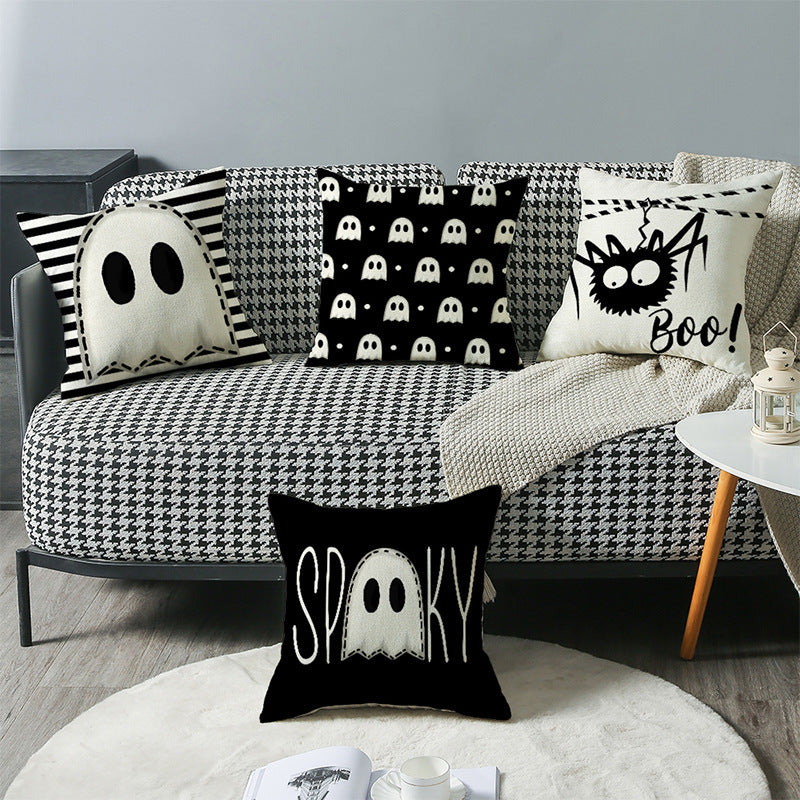 Funda de cojín de lino HALLOWEEN