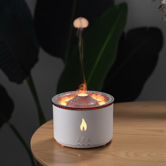 Humidificador de aire con iluminación ambiental