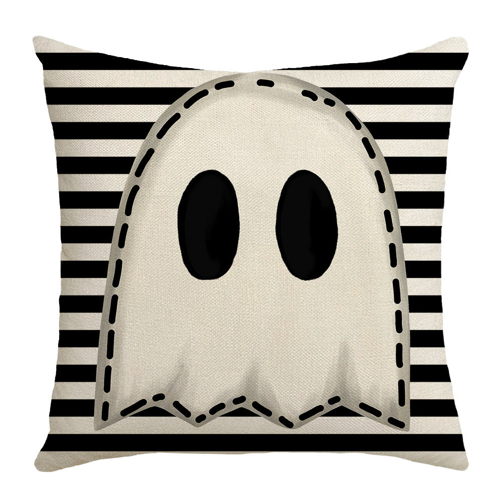 Funda de cojín de lino HALLOWEEN