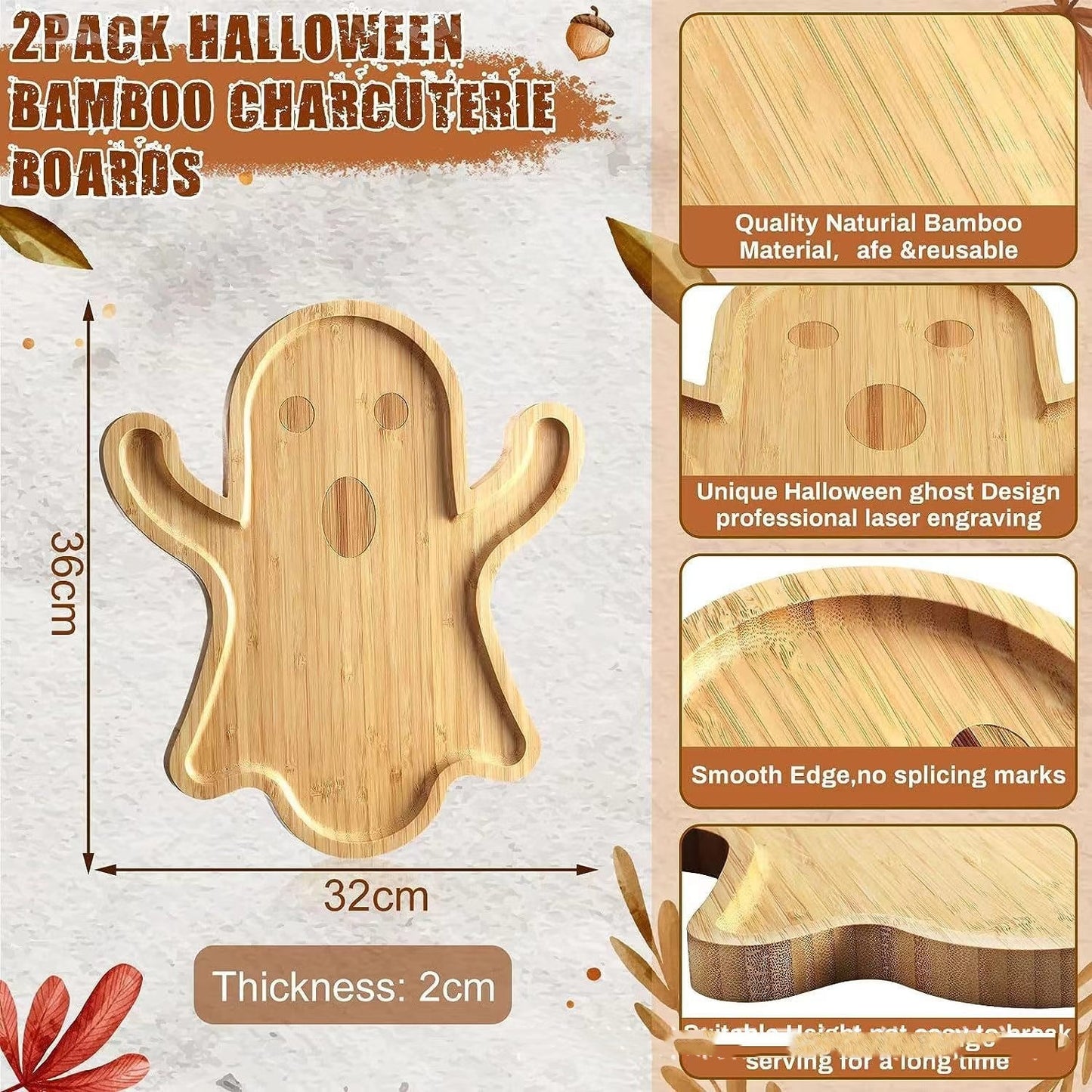Tabla de madera para cocina HALLOWEEN