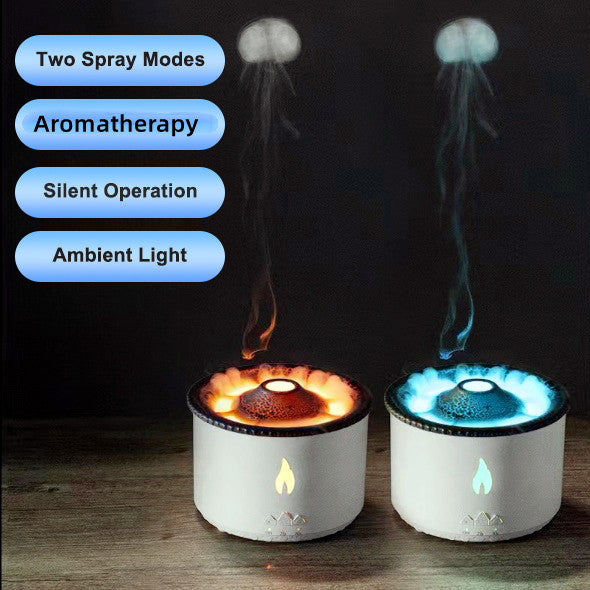 Humidificador de aire con iluminación ambiental